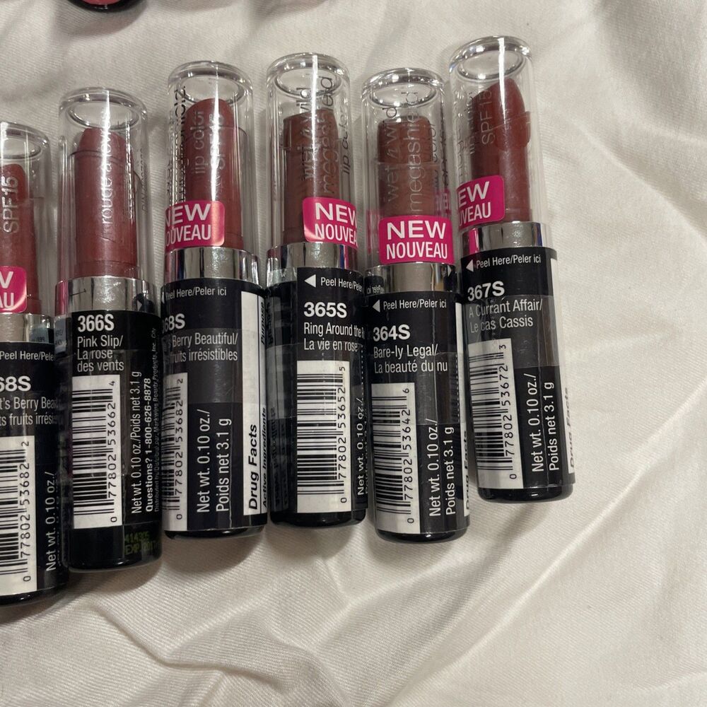 Lot Of 20 Wet N Wild MEGA SHIELD Lip Color NOS Pink Currant Birthday Variety - Picture 6 of 7